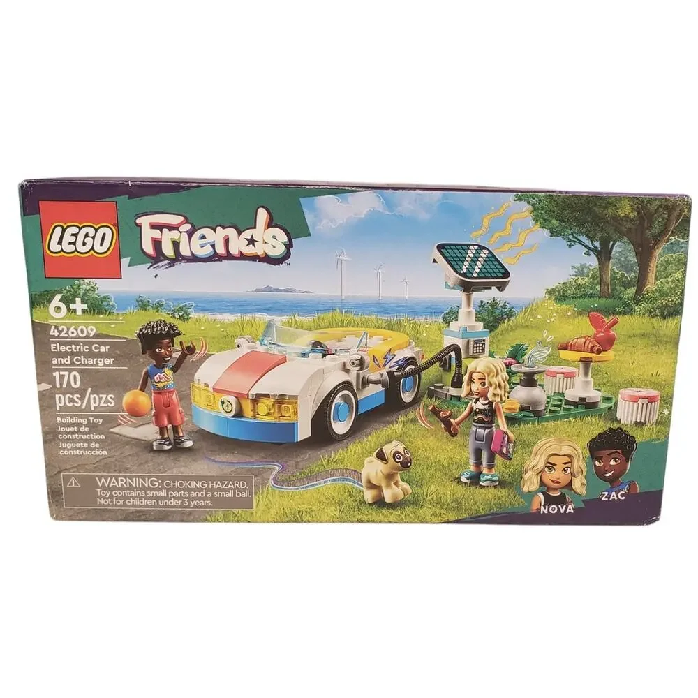 Lego Friends Electric Car and Charger 42609 Stem Toys New